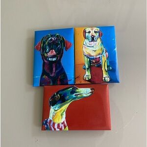 3 Collectible Museum Store 9-11 Rescue🐕Dogs Magnets from One World Trade Center